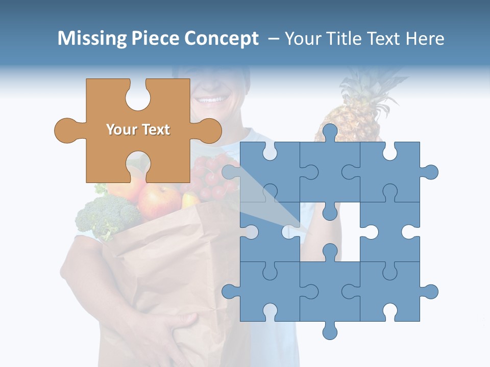 Shopper Customer Vitamin PowerPoint Template