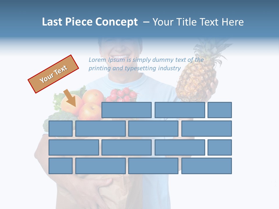 Shopper Customer Vitamin PowerPoint Template