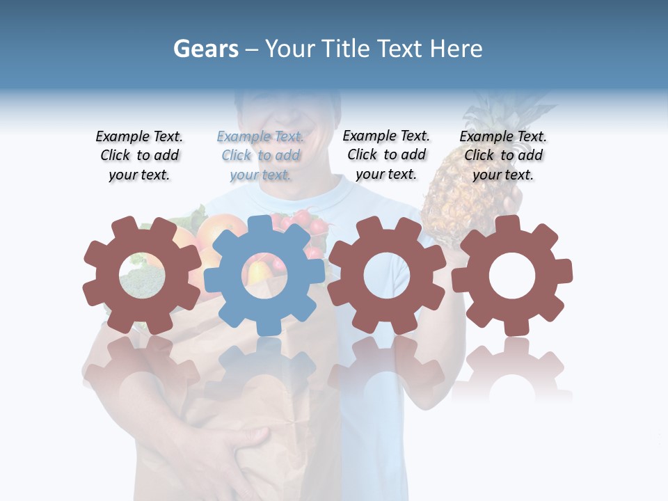 Shopper Customer Vitamin PowerPoint Template