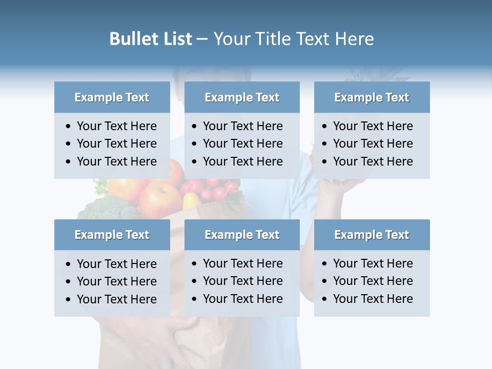 Shopper Customer Vitamin PowerPoint Template