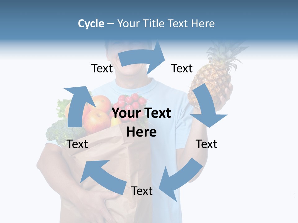 Shopper Customer Vitamin PowerPoint Template