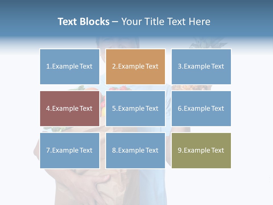 Shopper Customer Vitamin PowerPoint Template