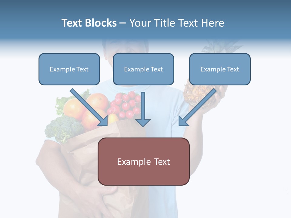 Shopper Customer Vitamin PowerPoint Template
