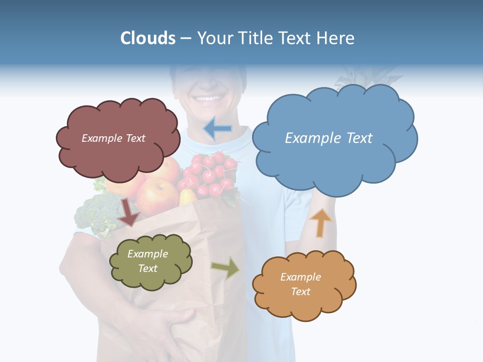 Shopper Customer Vitamin PowerPoint Template