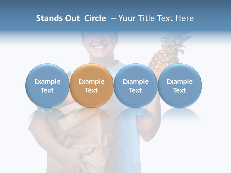 Shopper Customer Vitamin PowerPoint Template