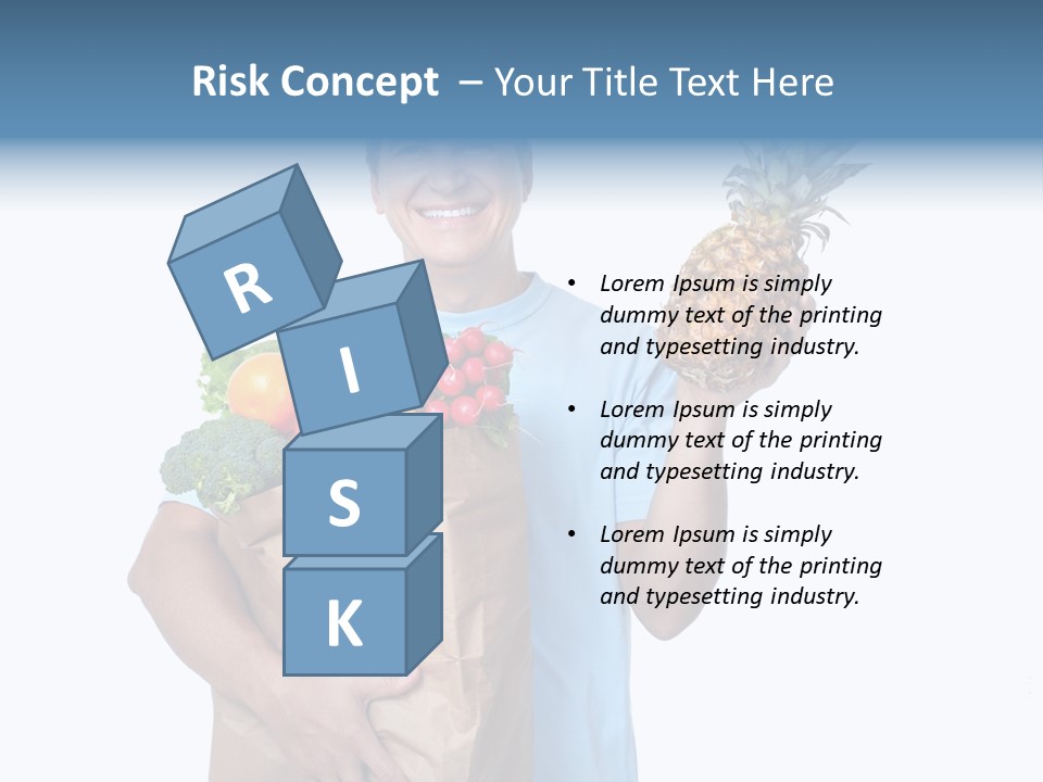 Shopper Customer Vitamin PowerPoint Template