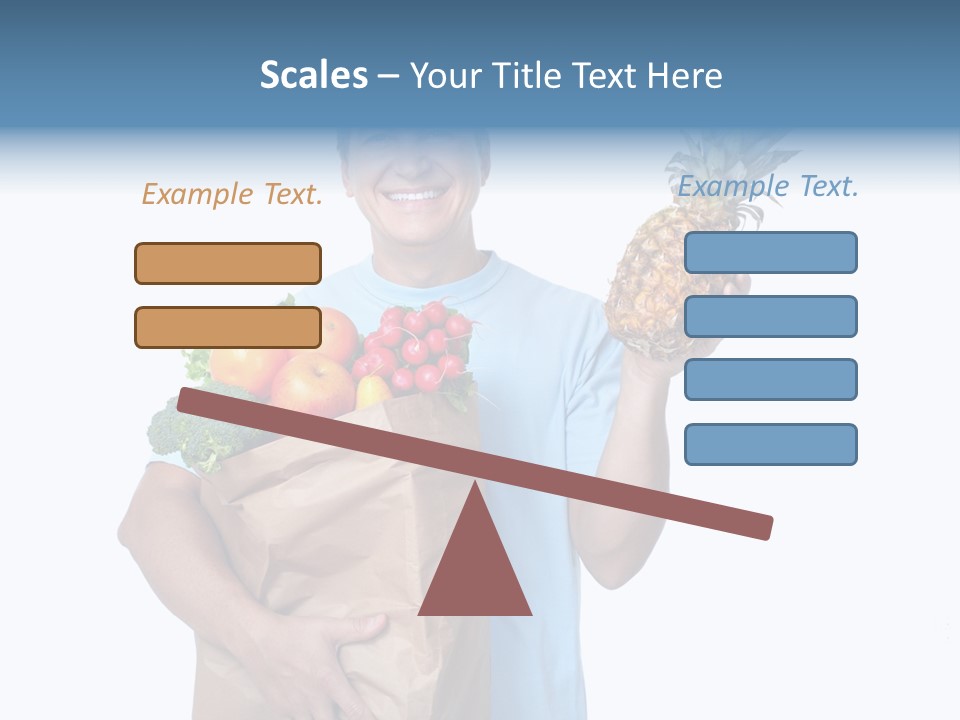 Shopper Customer Vitamin PowerPoint Template
