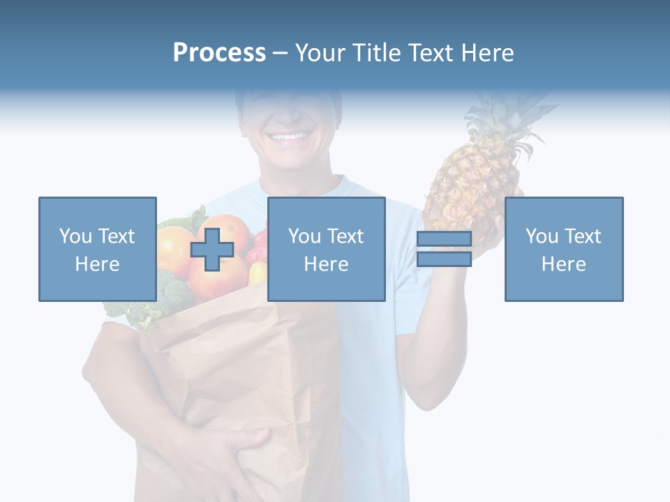 Shopper Customer Vitamin PowerPoint Template