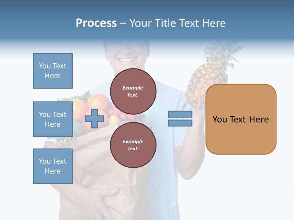 Shopper Customer Vitamin PowerPoint Template