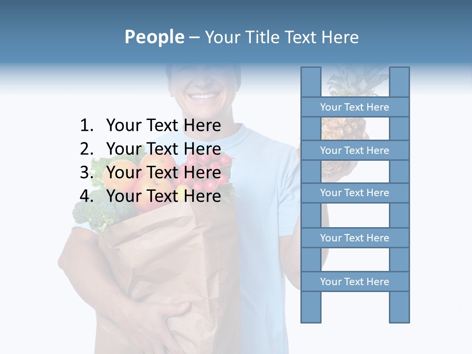 Shopper Customer Vitamin PowerPoint Template