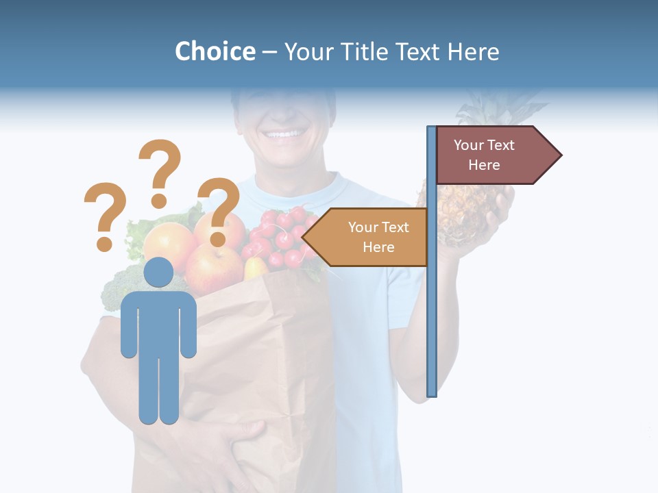 Shopper Customer Vitamin PowerPoint Template