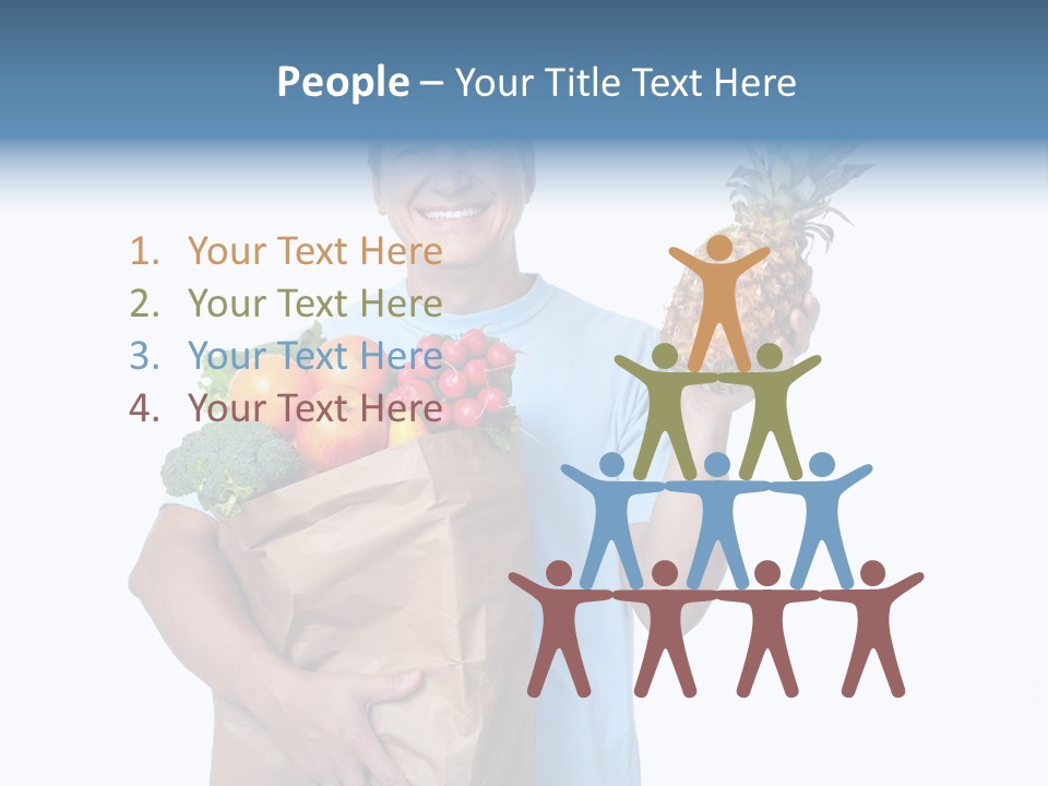 Shopper Customer Vitamin PowerPoint Template