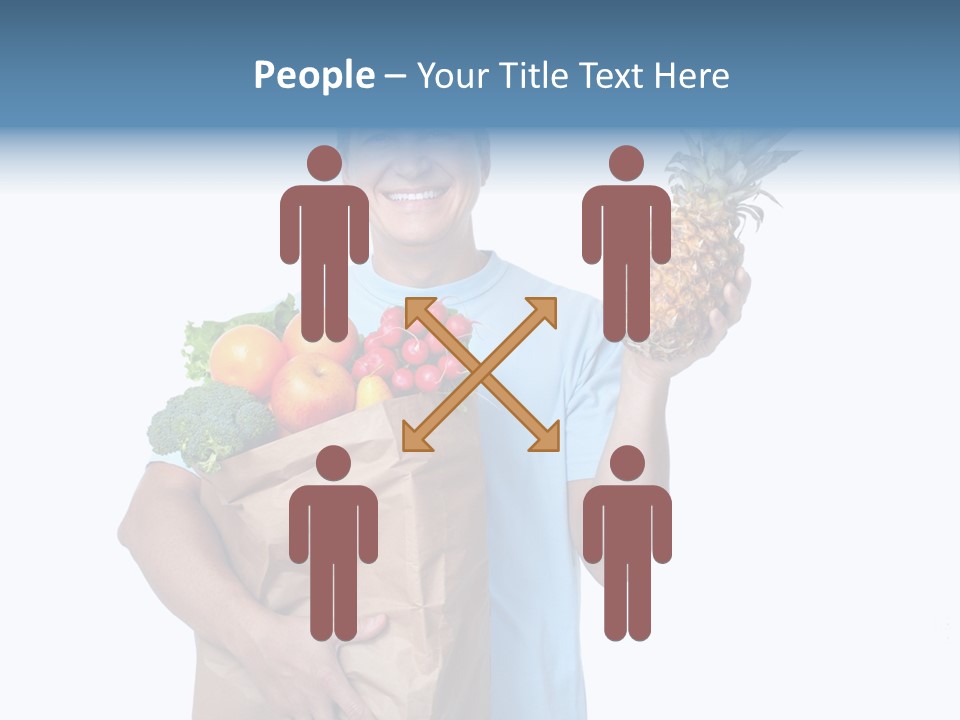 Shopper Customer Vitamin PowerPoint Template