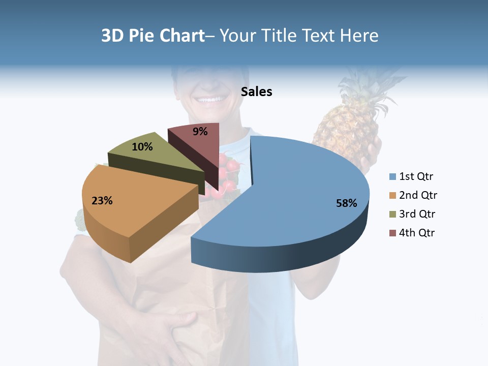 Shopper Customer Vitamin PowerPoint Template