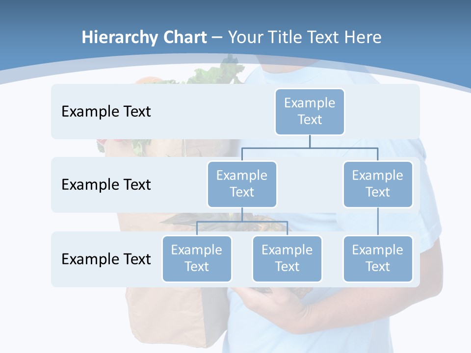 Isolated Smiling Bag PowerPoint Template