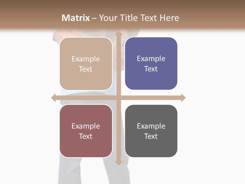 Mall People Bag PowerPoint Template