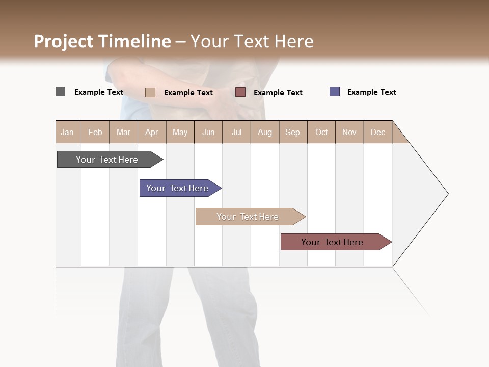 Mall People Bag PowerPoint Template