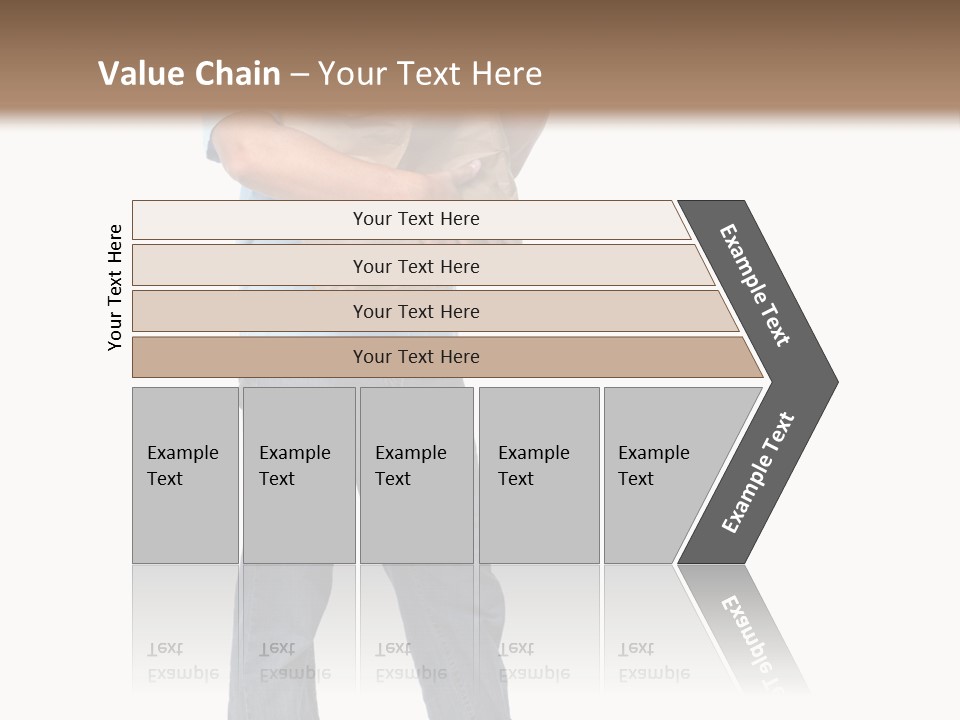 Mall People Bag PowerPoint Template