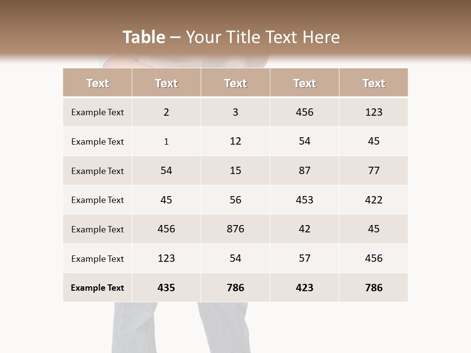 Mall People Bag PowerPoint Template