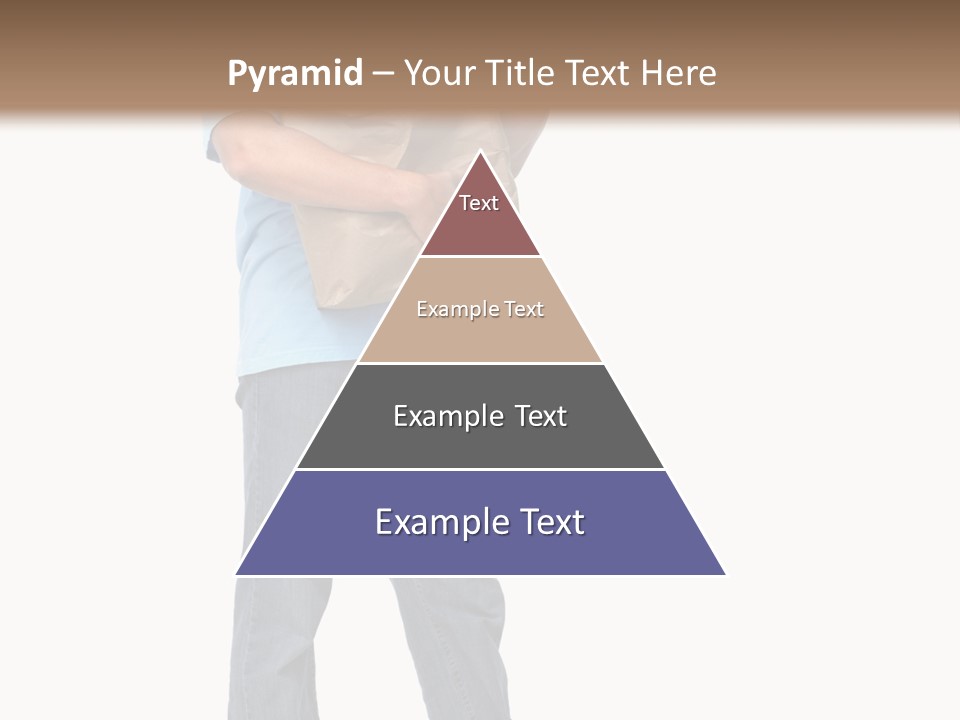 Mall People Bag PowerPoint Template