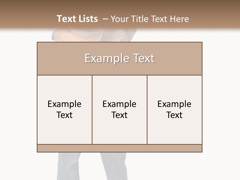 Mall People Bag PowerPoint Template