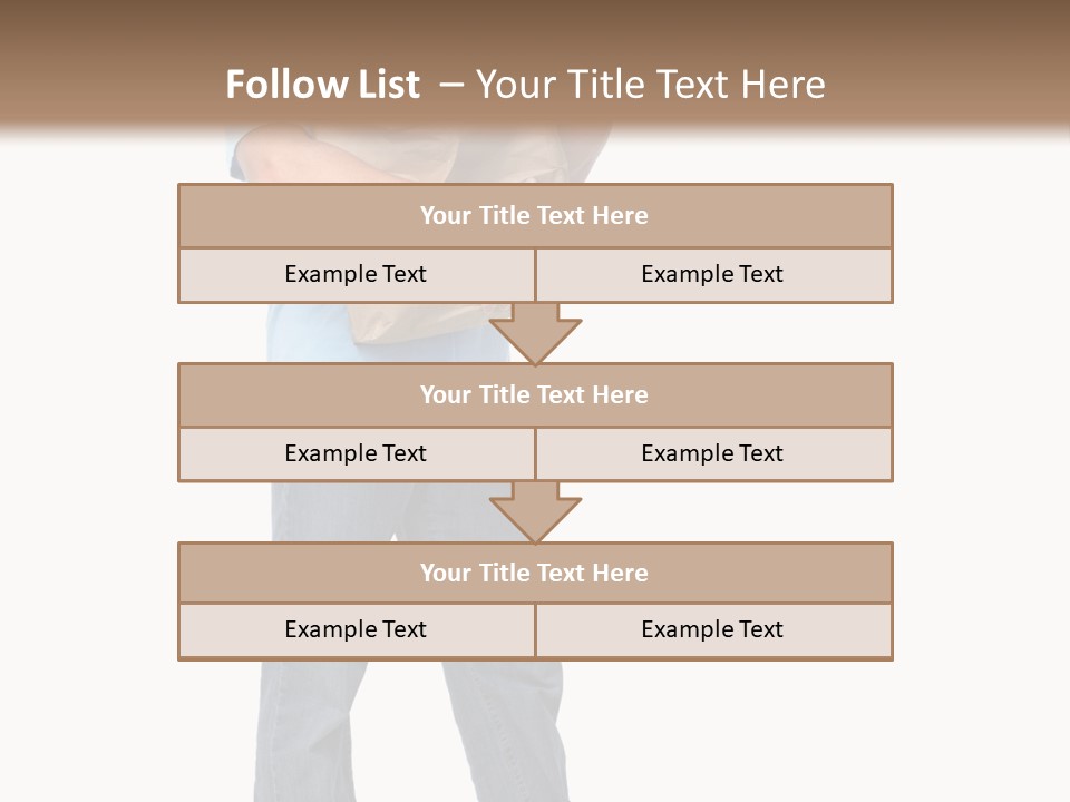 Mall People Bag PowerPoint Template