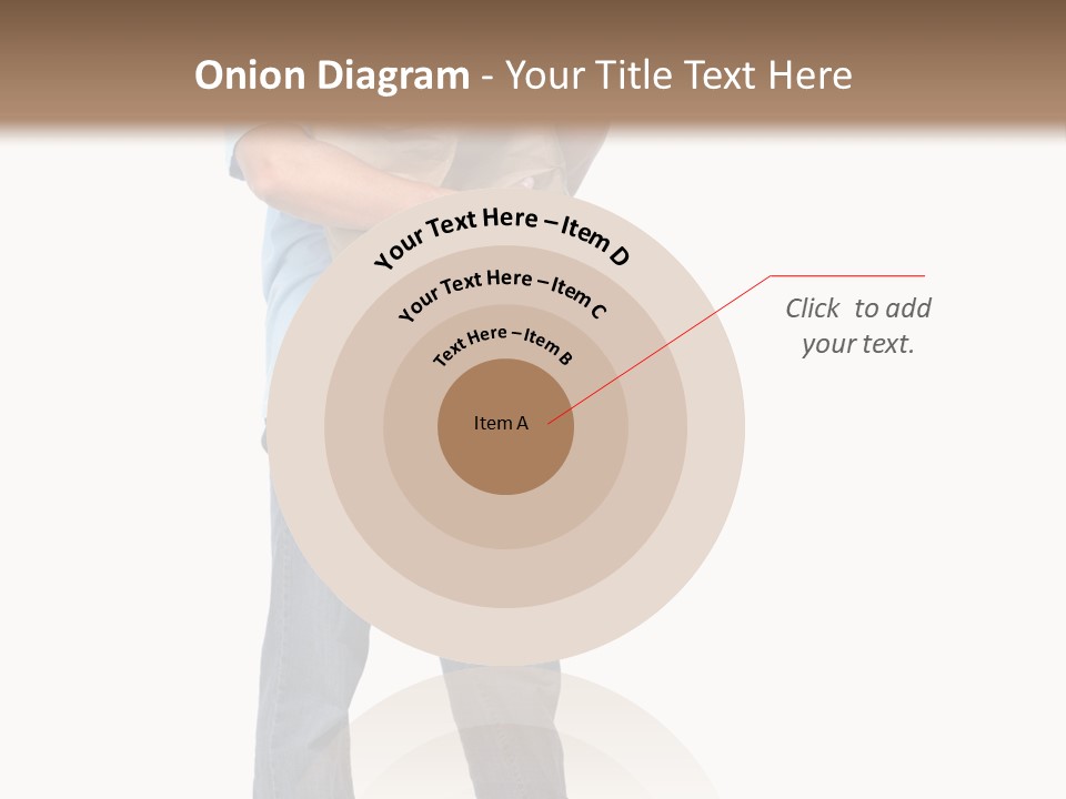 Mall People Bag PowerPoint Template