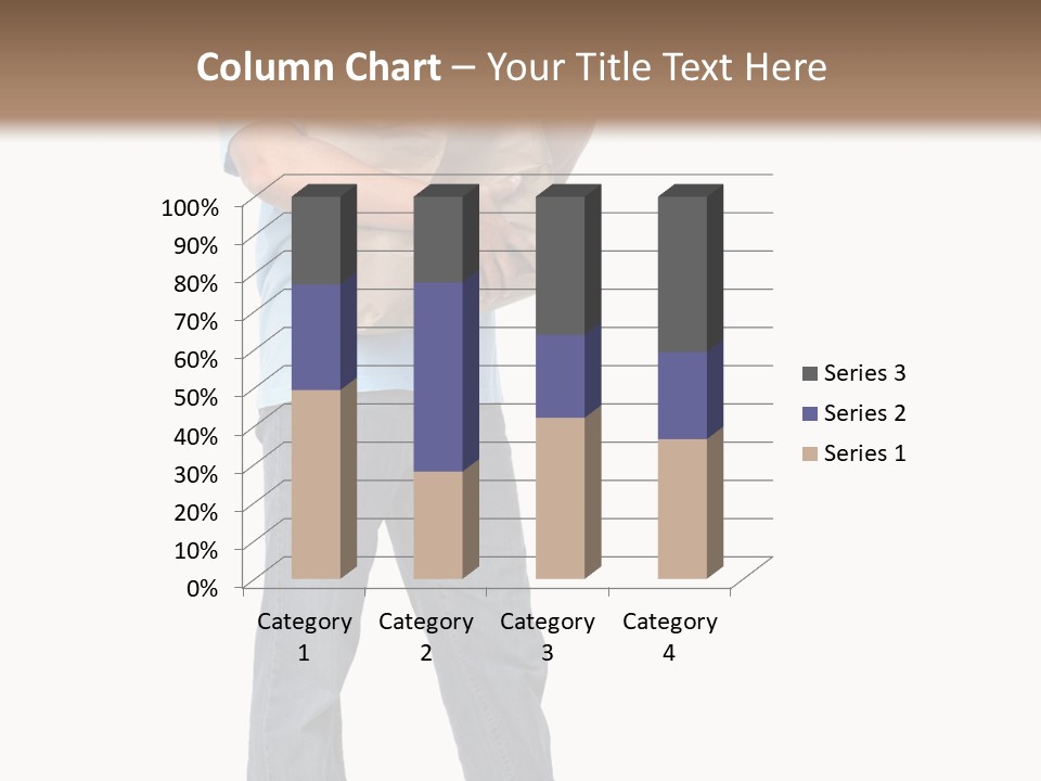 Mall People Bag PowerPoint Template