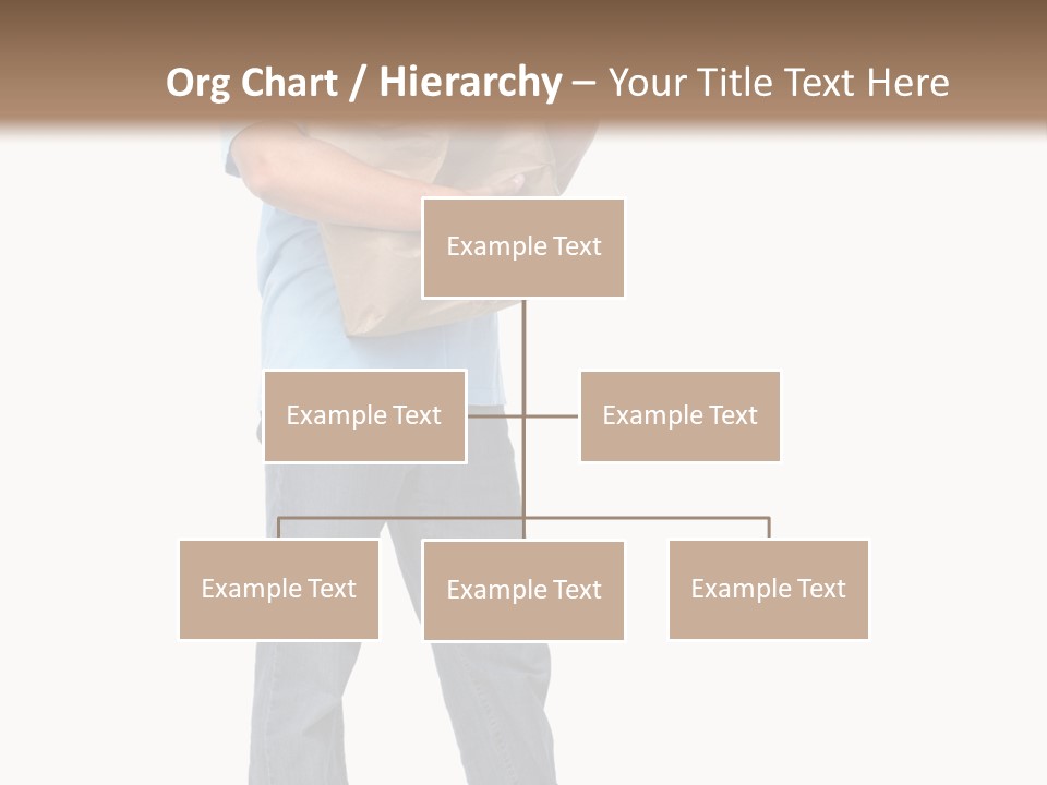 Mall People Bag PowerPoint Template