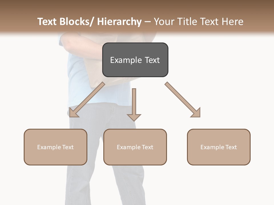 Mall People Bag PowerPoint Template