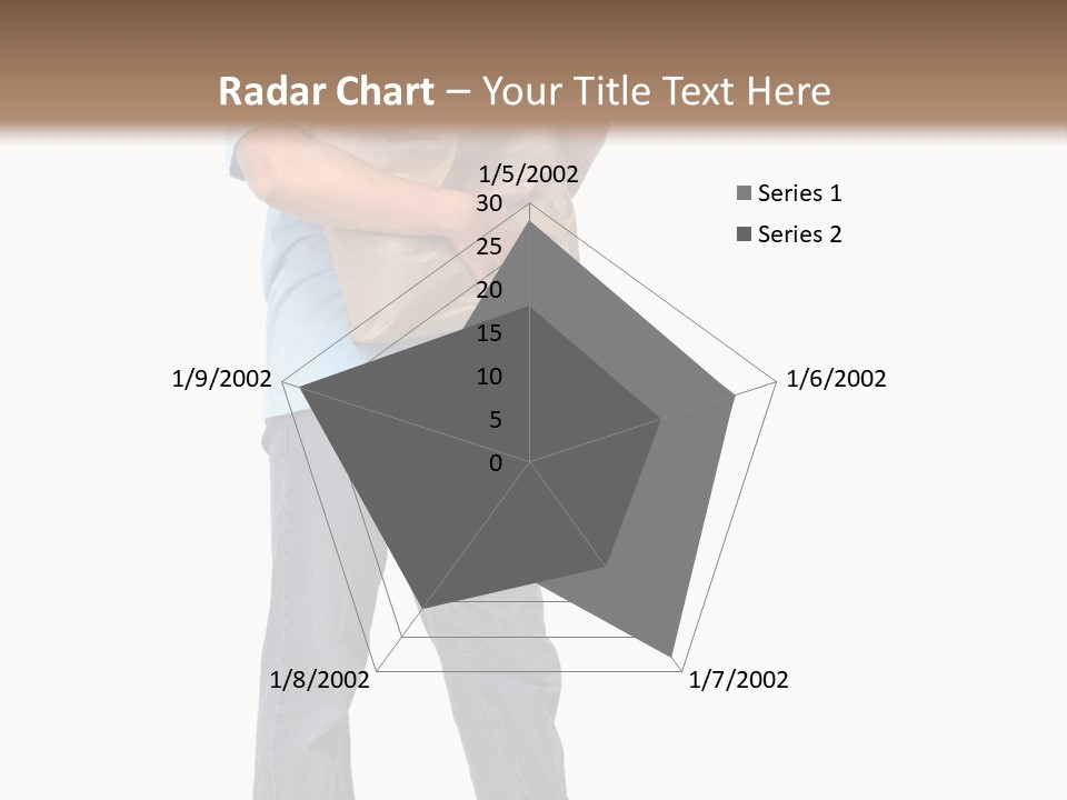 Mall People Bag PowerPoint Template