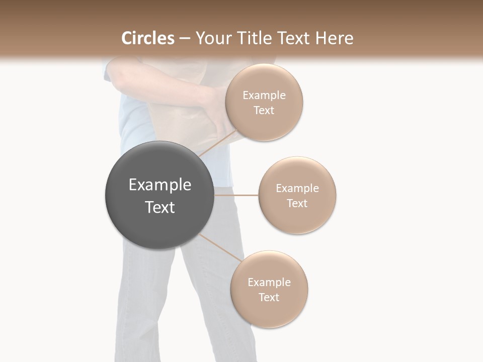 Mall People Bag PowerPoint Template