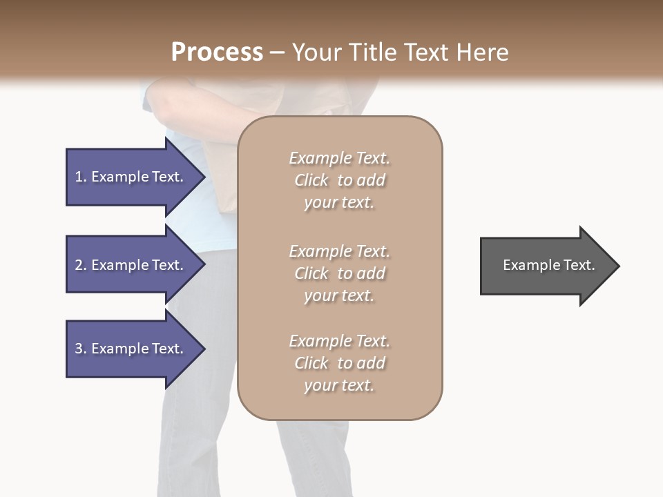 Mall People Bag PowerPoint Template