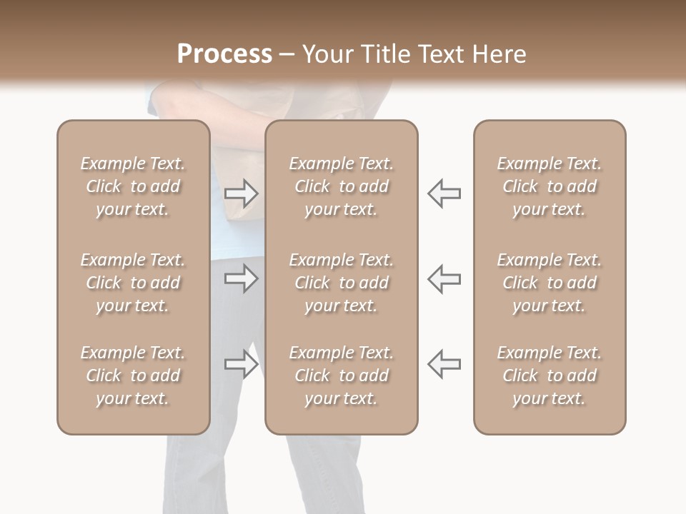 Mall People Bag PowerPoint Template