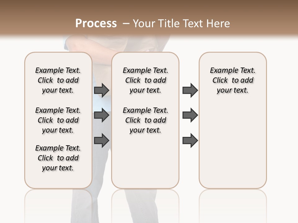 Mall People Bag PowerPoint Template