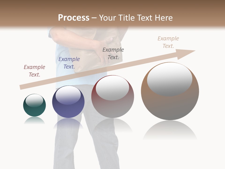 Mall People Bag PowerPoint Template