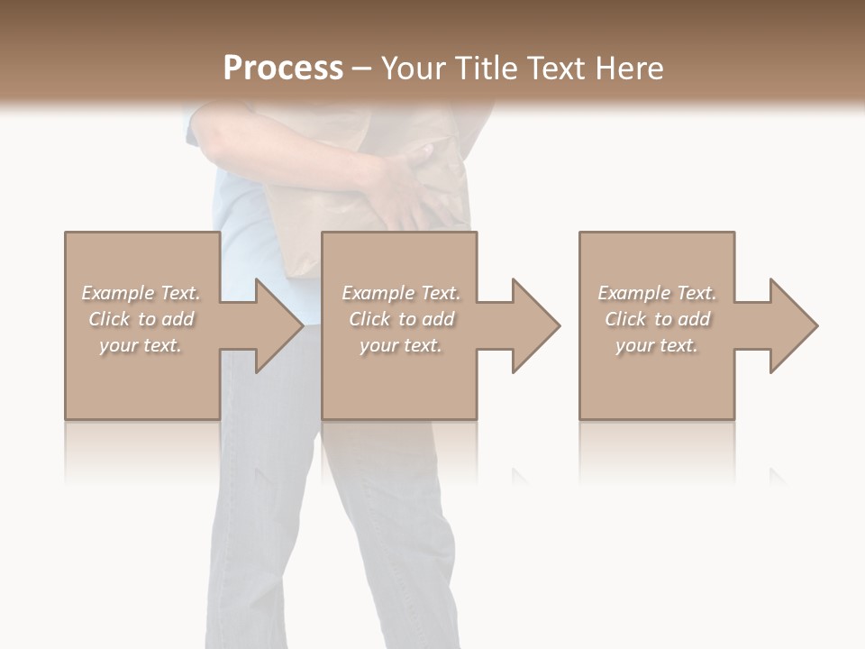 Mall People Bag PowerPoint Template