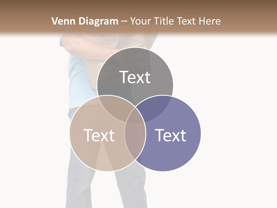 Mall People Bag PowerPoint Template