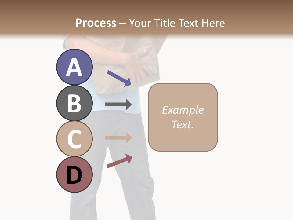 Mall People Bag PowerPoint Template