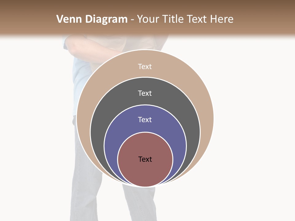 Mall People Bag PowerPoint Template