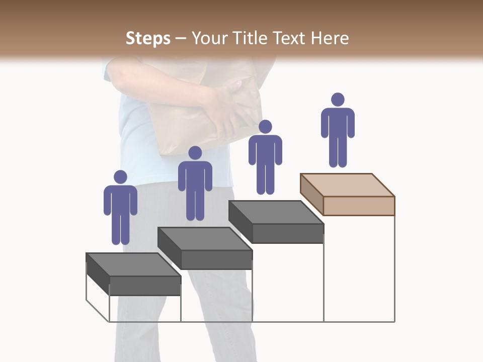 Mall People Bag PowerPoint Template