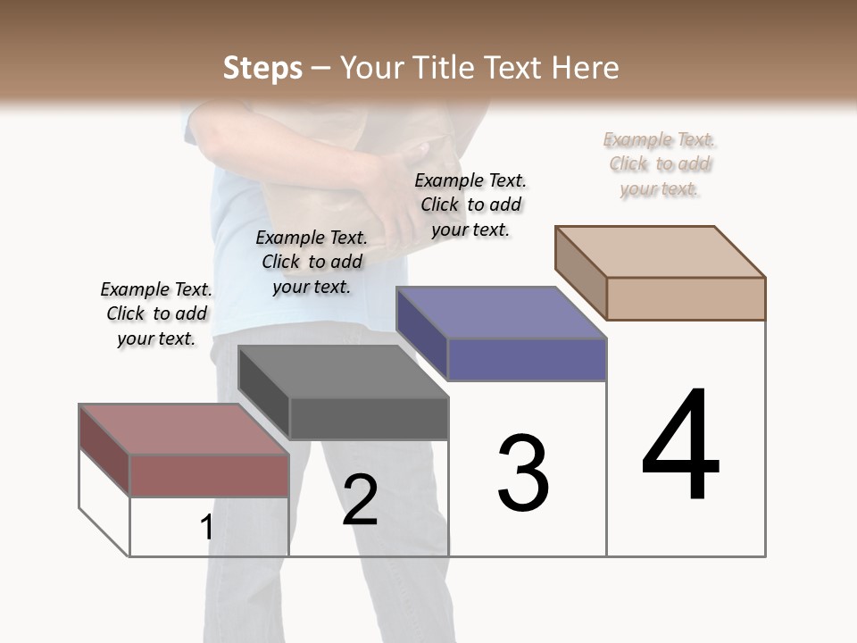 Mall People Bag PowerPoint Template