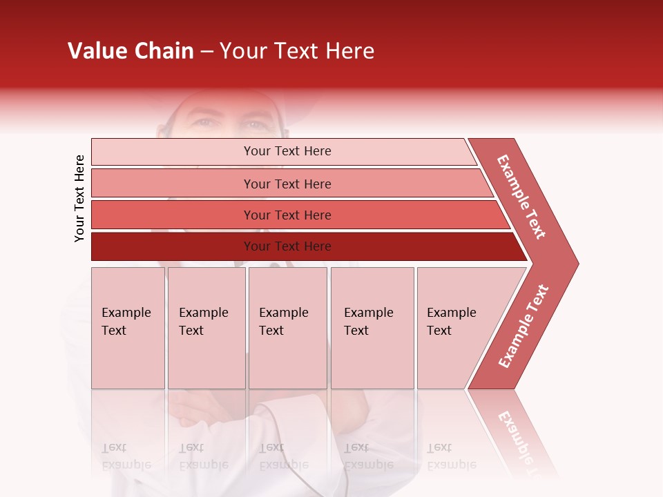 Man Apron Recipe PowerPoint Template