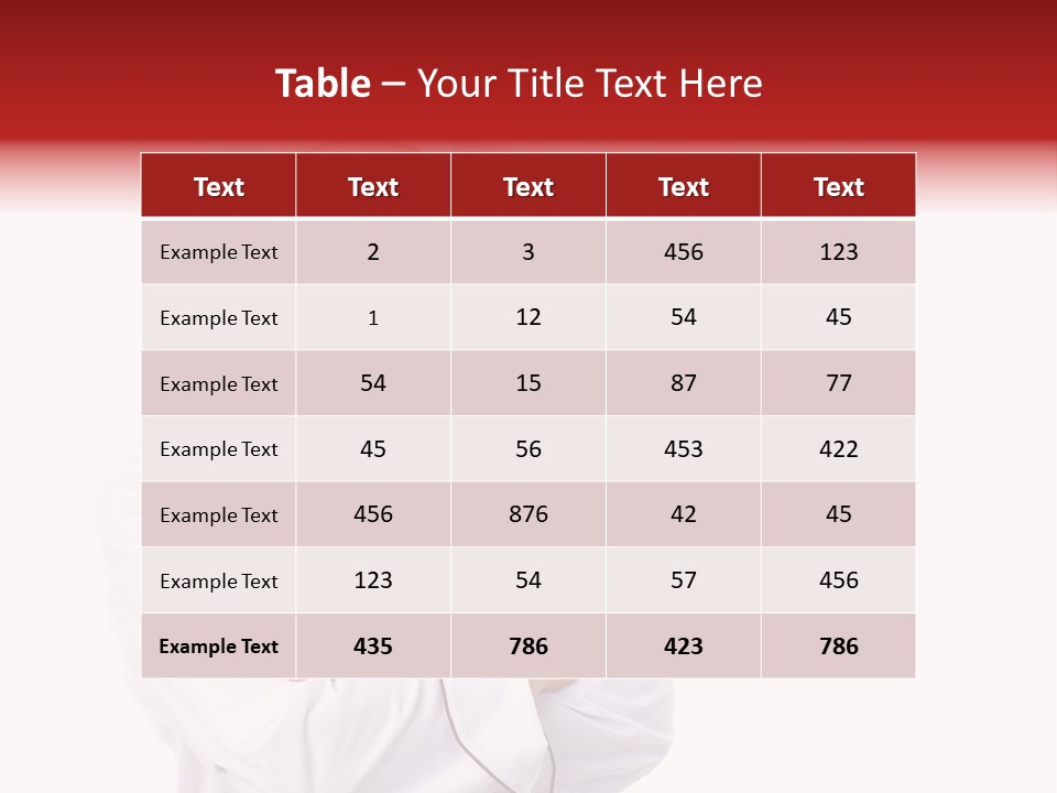 Man Apron Recipe PowerPoint Template