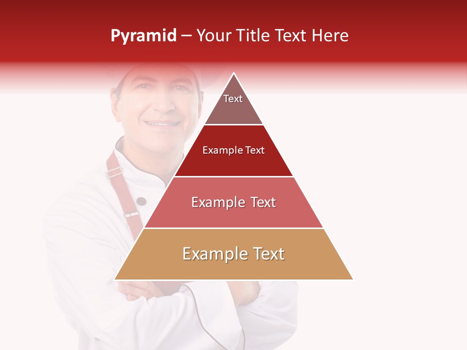 Man Apron Recipe PowerPoint Template