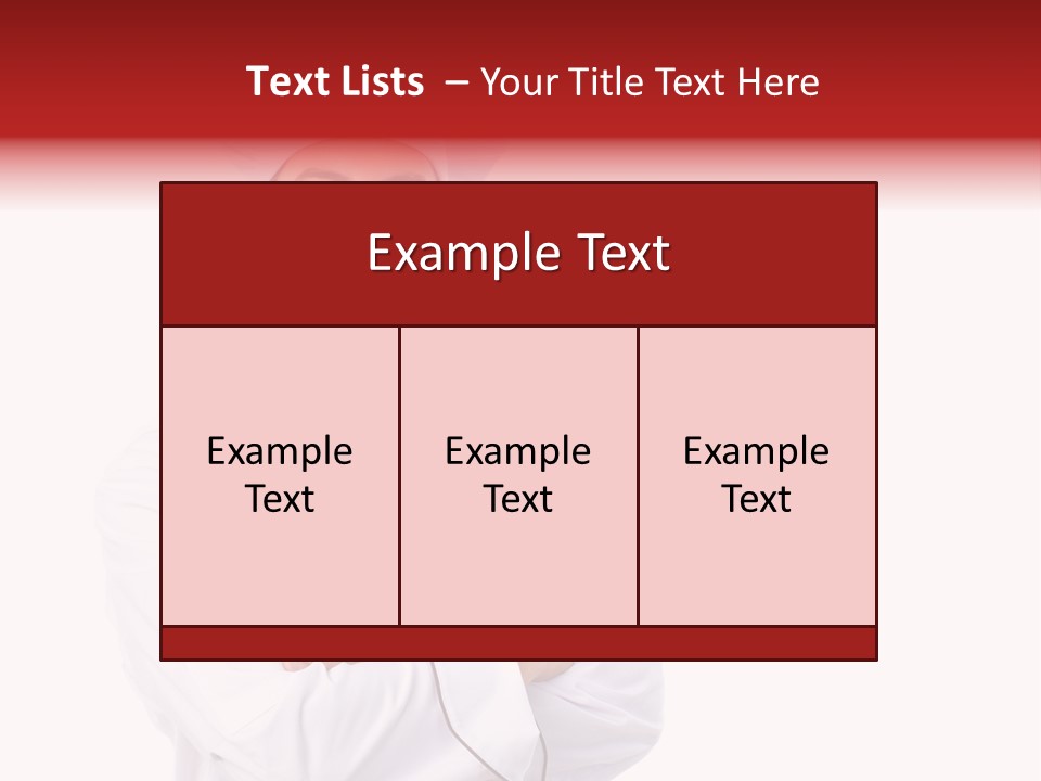 Man Apron Recipe PowerPoint Template