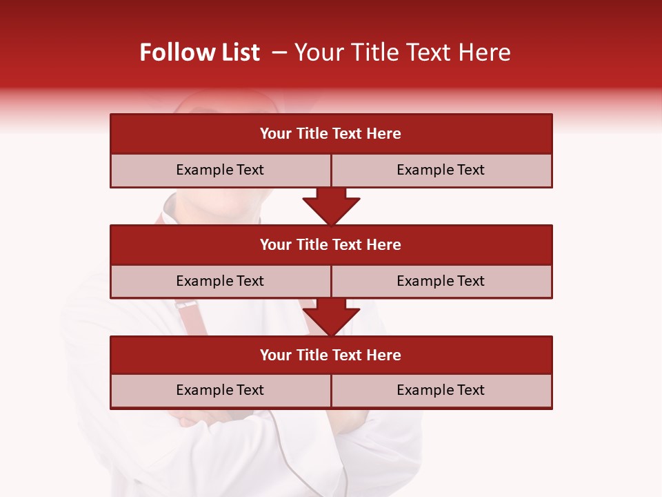 Man Apron Recipe PowerPoint Template