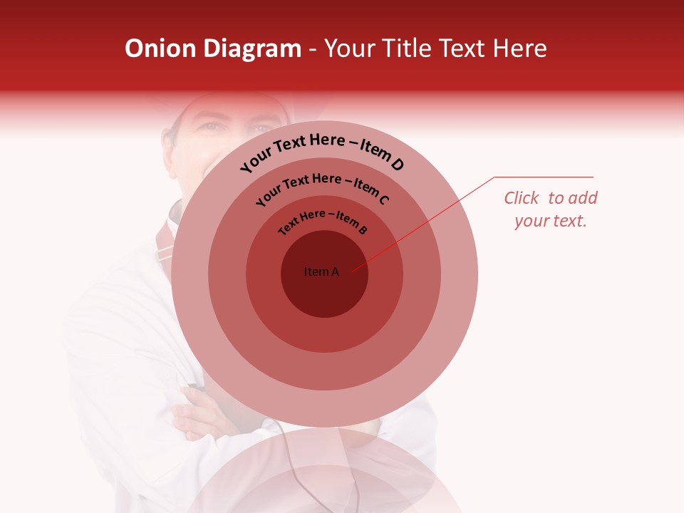 Man Apron Recipe PowerPoint Template