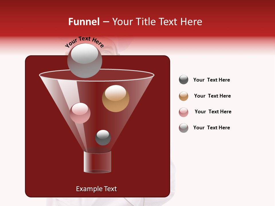 Man Apron Recipe PowerPoint Template