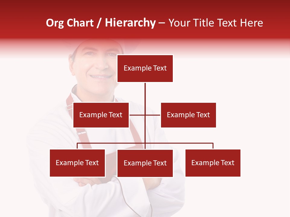 Man Apron Recipe PowerPoint Template